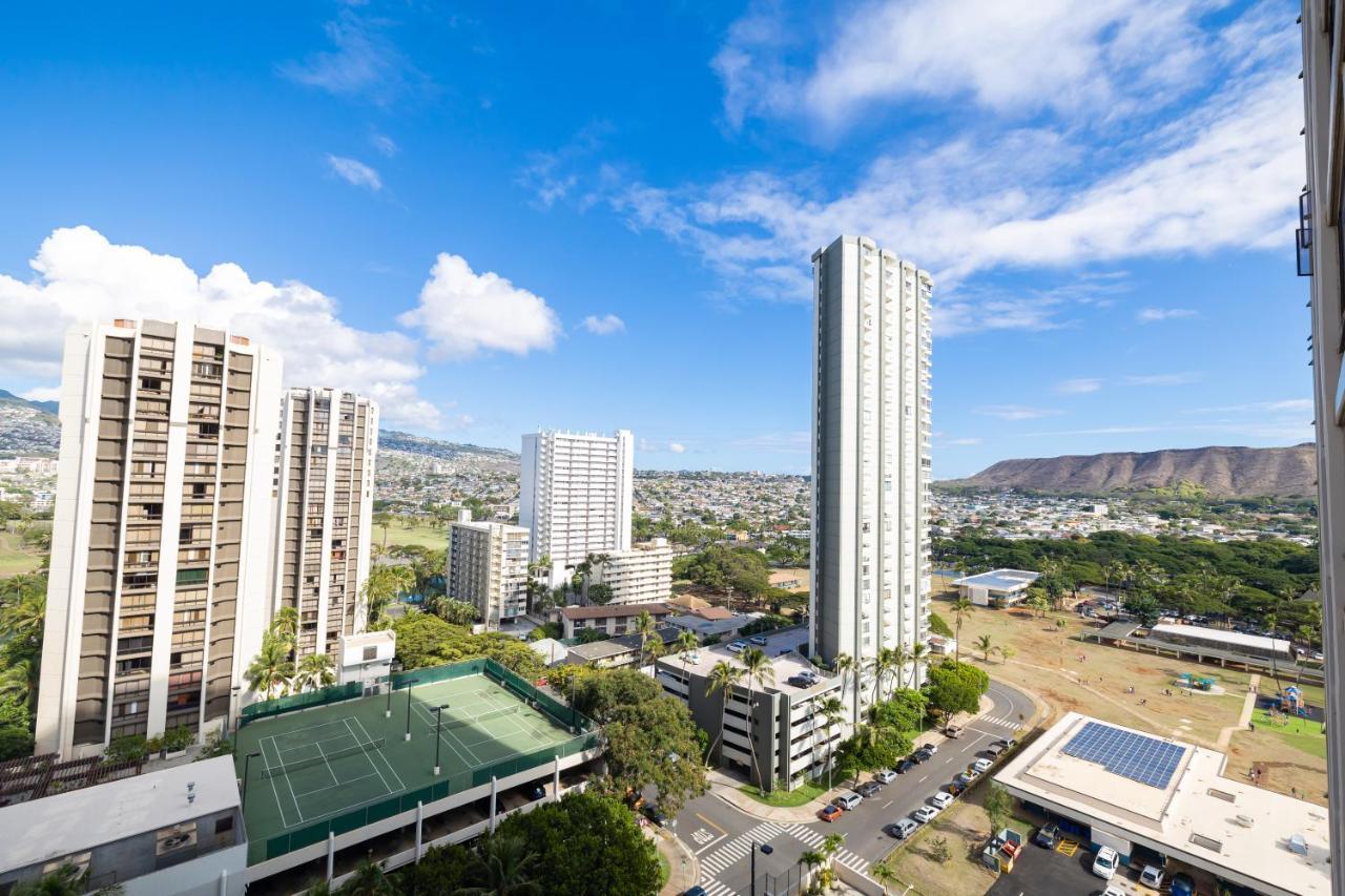 檀香山Beautiful Mountain View In Waikiki Sunset With Parking公寓 外观 照片