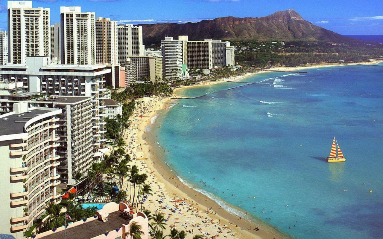 檀香山Beautiful Mountain View In Waikiki Sunset With Parking公寓 外观 照片